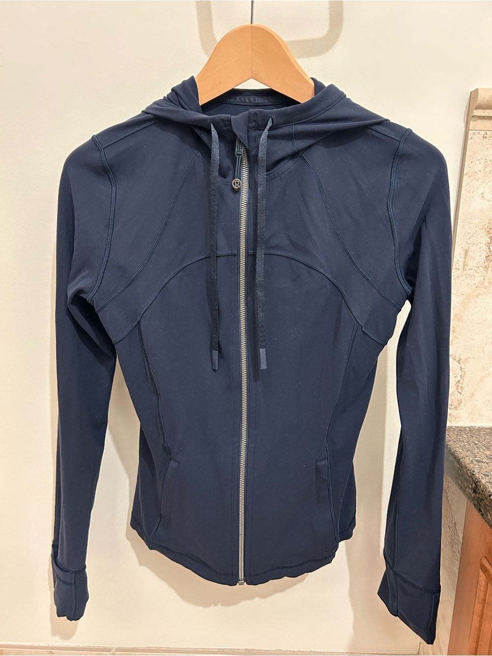 Define Hooded Jacket Nulu In True Navy